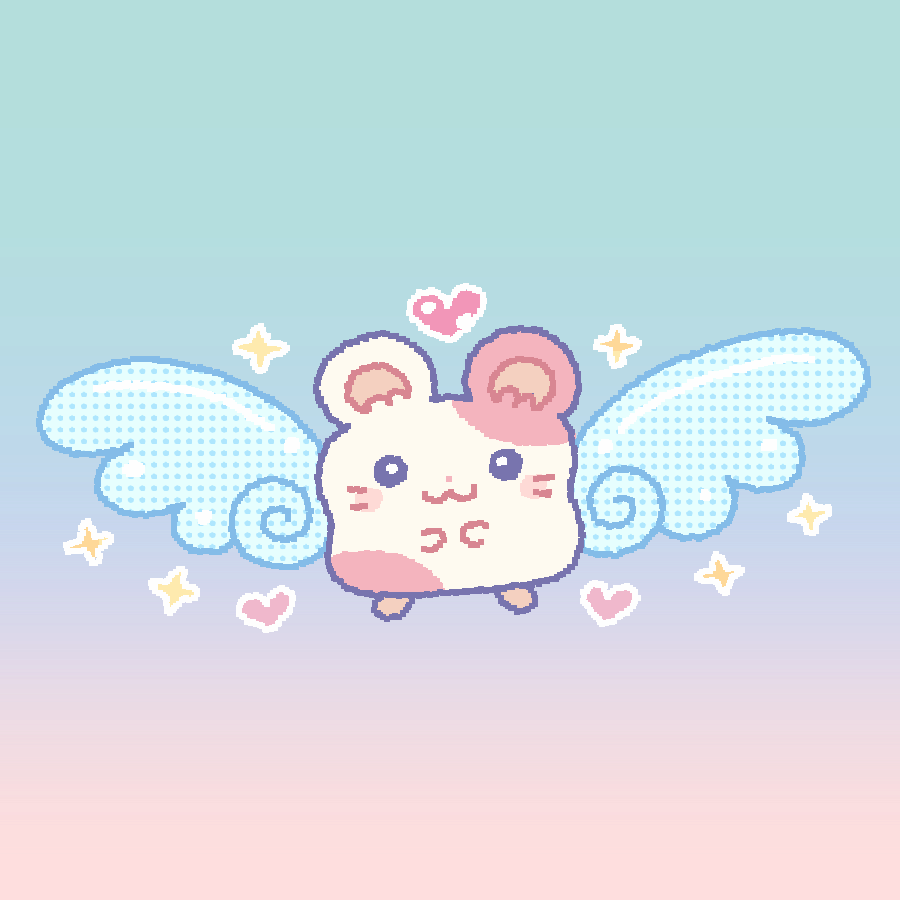 angel hamster animation angel hamster animation