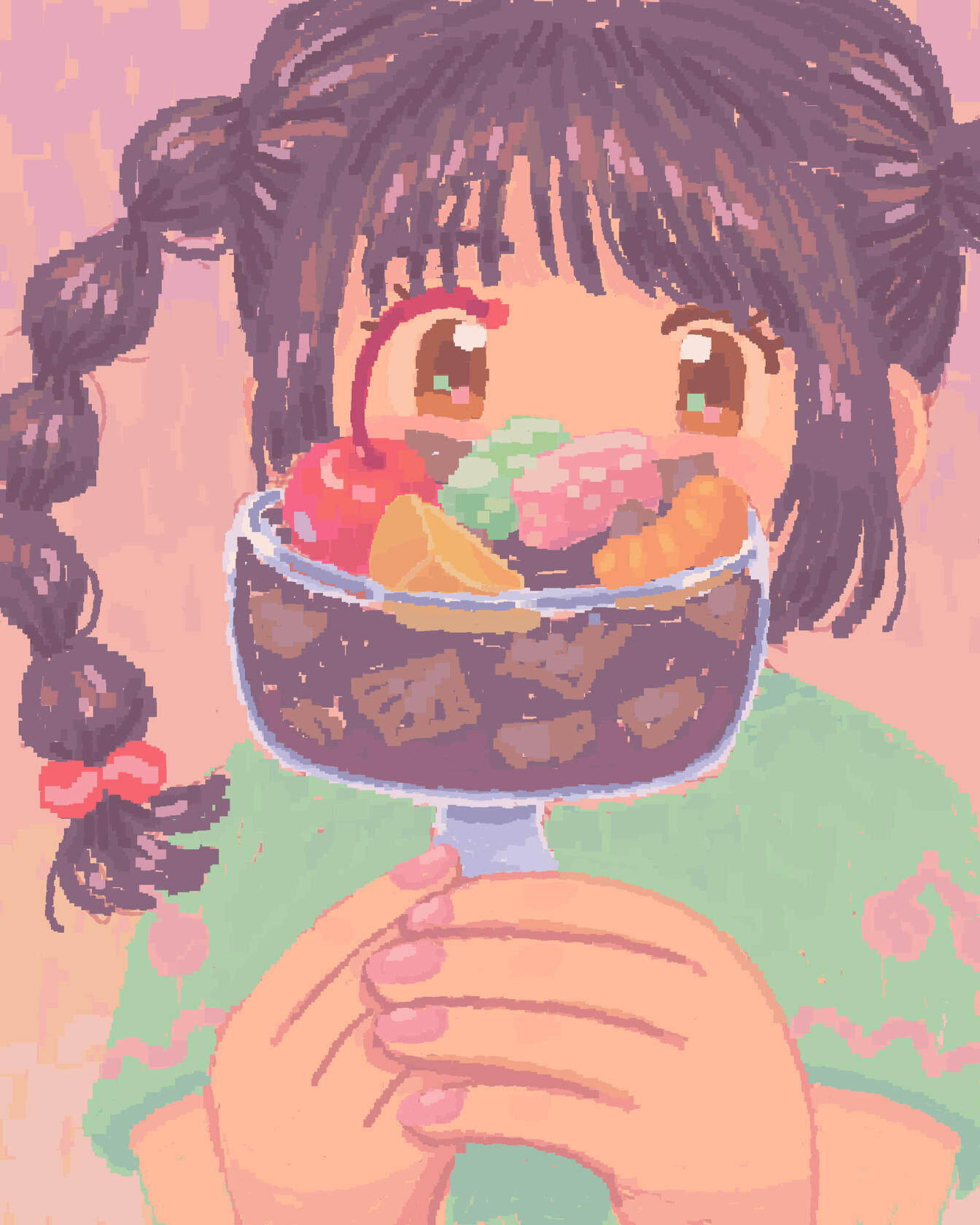 sweet red bean treat